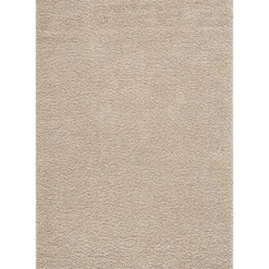 Loca Shaggy Vloerkleed Beige Hoogpolig - 240x340 CM