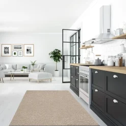 Loca Shaggy Vloerkleed Beige Hoogpolig - 200x290 CM