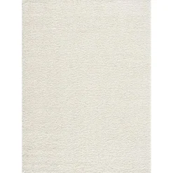 Loca Shaggy Vloerkleed Creme Hoogpolig - 140x200 CM