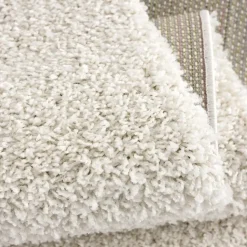Loca Shaggy Vloerkleed Creme Hoogpolig - 140x200 CM