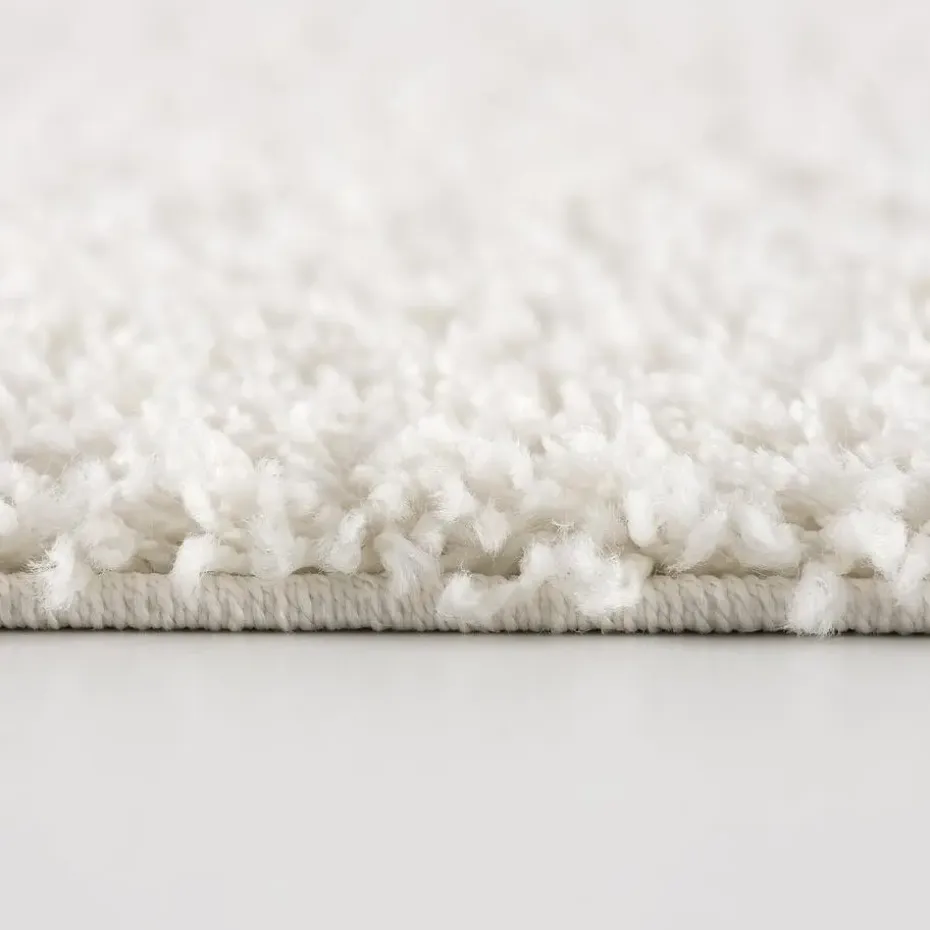 Loca Shaggy Vloerkleed Creme Hoogpolig - 240x340 CM