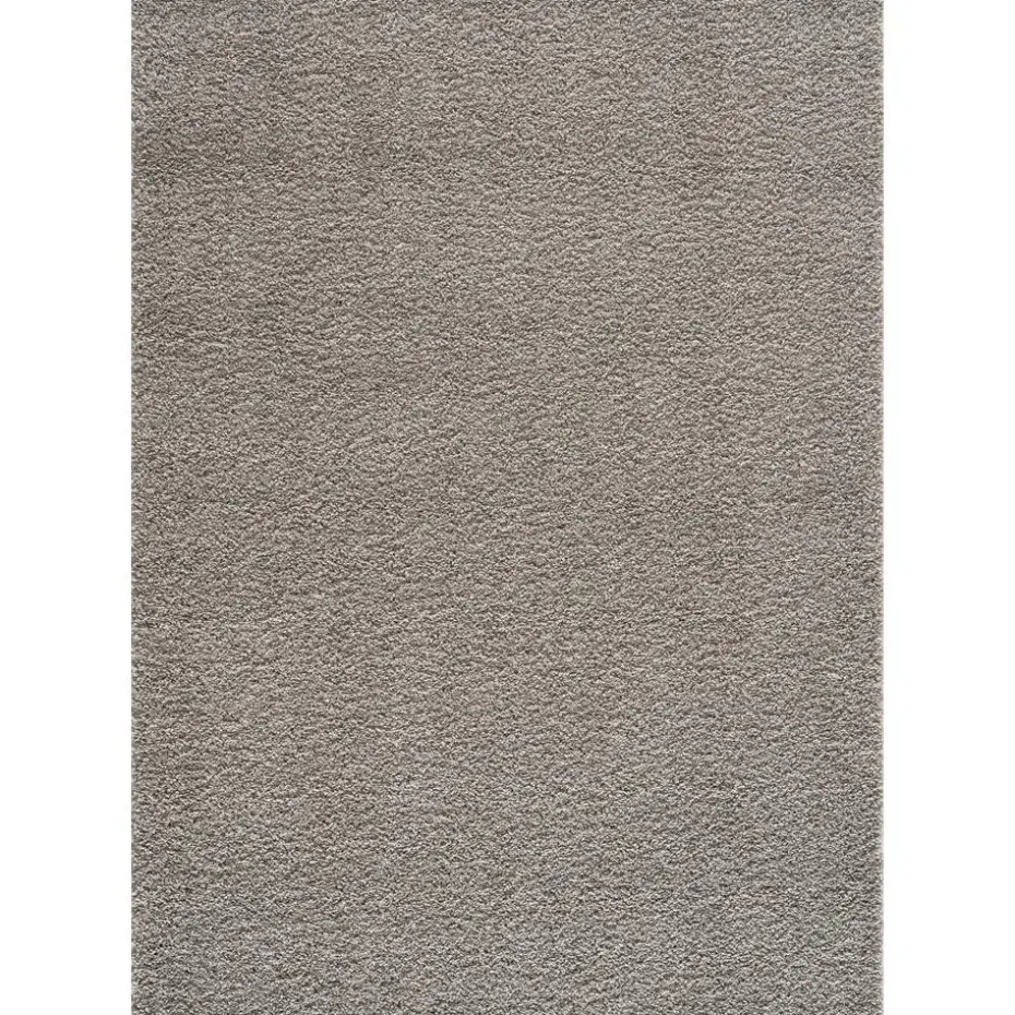 Loca Shaggy Vloerkleed Lichtgrijs Hoogpolig - 200x290 CM
