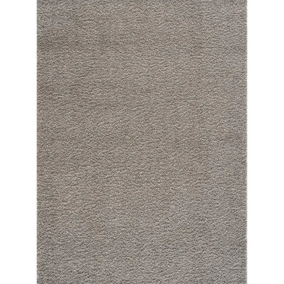 Loca Shaggy Vloerkleed Lichtgrijs Hoogpolig - 200x290 CM