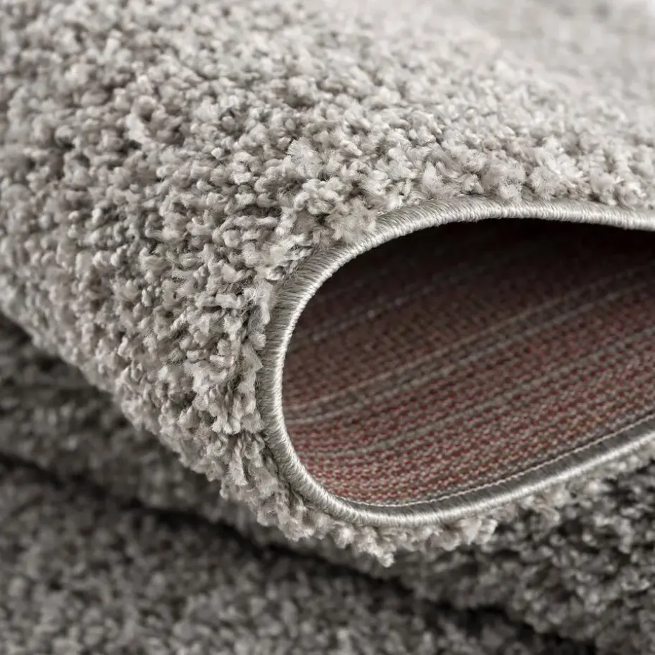 Loca Shaggy Vloerkleed Lichtgrijs Hoogpolig - 200x290 CM