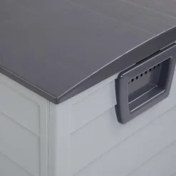 LOCARNO - Kussenbox - Grijs - 112 cm - Synthetisch materiaal