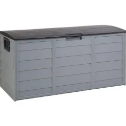 LOCARNO - Kussenbox - Grijs - 112 cm - Synthetisch materiaal