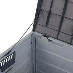 LOCARNO - Kussenbox - Grijs - 112 cm - Synthetisch materiaal