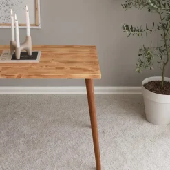 Locelso bureau - 100% grenen massief hout - Beukenhouten poten - Eikenkleur