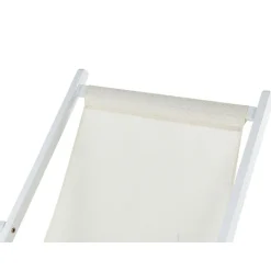 LOCRI II - Strandstoel - Wit/Beige - Polyester