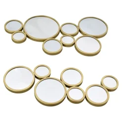 LOFT42 Bubbles Multi Spiegel - Metaal - Goud