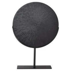 LOFT42 Burst Ornament op voet - Zwart Metaal Ø36cm
