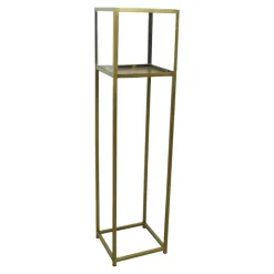 LOFT42 Flint Staand Windlicht Antique Messing - Metaal