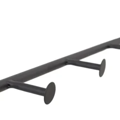 LOFT42 Jasmin Kapstok – Zwart – Metaal – 9 haken - 60x80x32