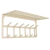 LOFT42 Kapstok Jaimy - Beige – Metaal – 6 dubbele haken - 80x35x30