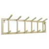 LOFT42 Kapstok Jaimy Single - Beige – Metaal – 6 dubbele haken - 80x24x12