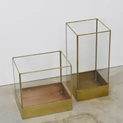 LOFT42 Liva Large Windlicht - Goud - Metaal - 30x21x30