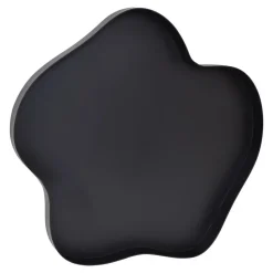 LOFT42 Serva Organisch Metalen Dienblad – Zwart – Ø40 cm