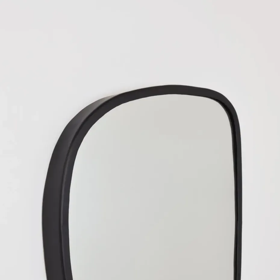 LOFT42 Spiegel Origa - Organische vorm - Metaal - Zwart - 60x40