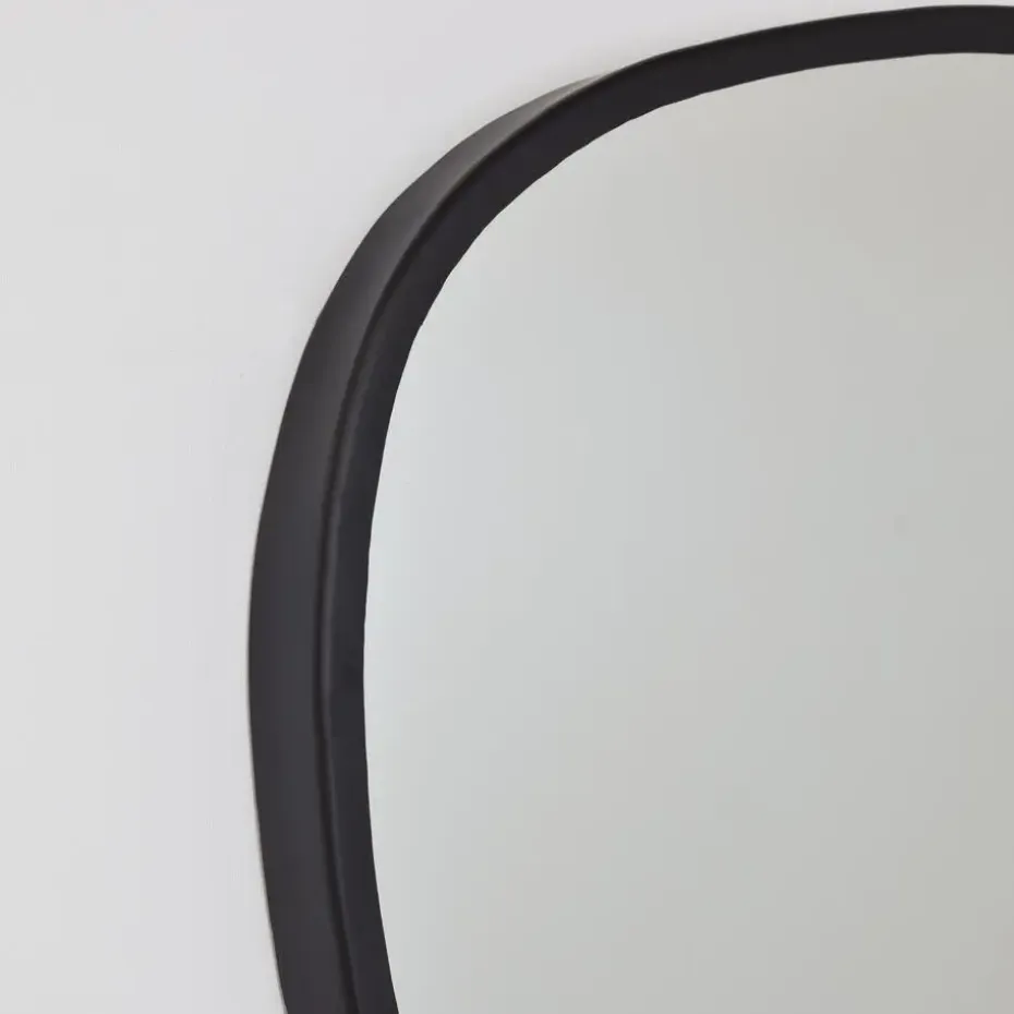 LOFT42 Spiegel Origa - Organische vorm - Metaal - Zwart - 60x40