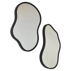 LOFT42 Spiegel Sona2 - Organische vorm - Metaal - Zwart - 62x38