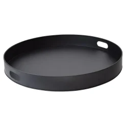 LOFT42 Tray Metalen Dienblad – Zwart – Ø40 cm