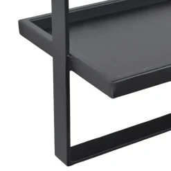 LOFT42 Wandrek Dymo - Zwart – Metaal – 60x50x15