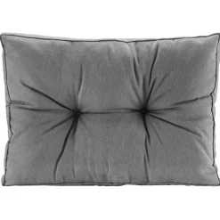Loungekussen Florence rug - grijs - 60x43 cm