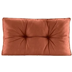 Loungekussen Florence rug - terracotta - 73x43 cm