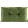 Loungekussen Florence rug donkergroen 60x43 cm