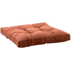 Loungekussen Florence rug - terracotta - 73x73 cm