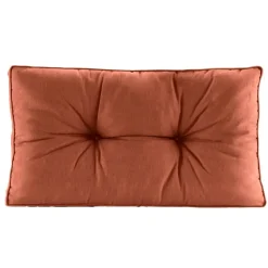 Loungekussen Florence rug - terracotta - 60x43 cm