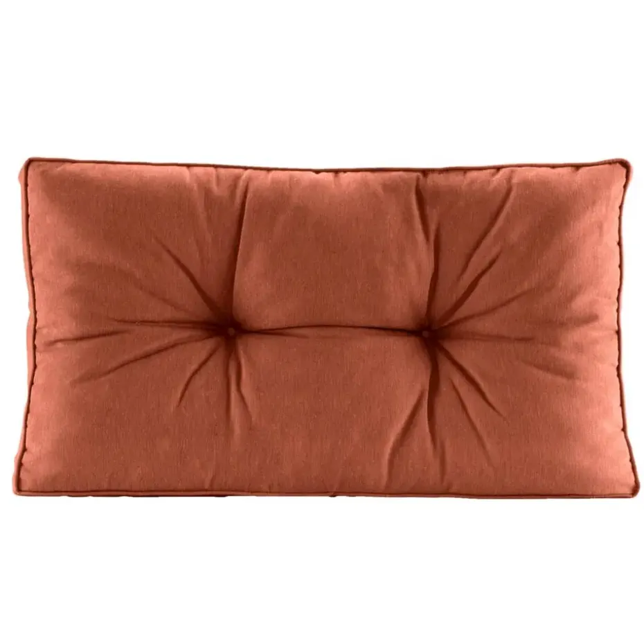 Loungekussen Florence rug - terracotta - 60x43 cm