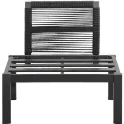 Loungestoel middenelement Ardeche - grijs - 78x72x66 cm