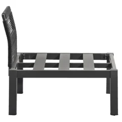 Loungestoel middenelement Ardeche - grijs - 78x72x66 cm