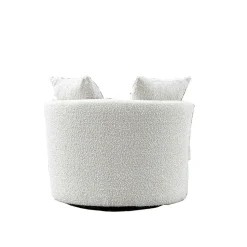 Loveseat Rond - Beige - Stof - 94x88x84cm - Thony