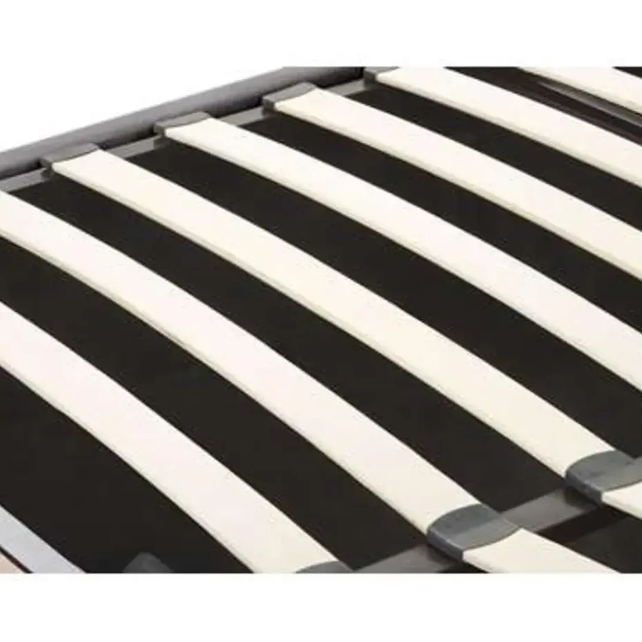 LUBBON - Bed met opbergruimte - Grijs - 160 x 200 cm - Fluweel