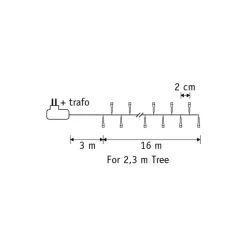 Luca Lighting Kerstboomverlichting - 800 LED - L1600 cm - Multikleur