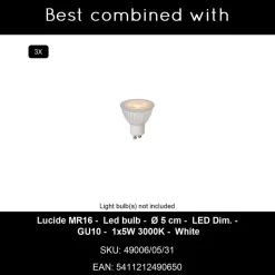 Lucide AMIGO Plafondspot - Wit