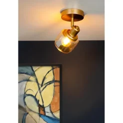 Lucide BJORN Plafondspot - Mat Goud / Messing