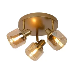 Lucide BJORN Plafondspot - Mat Goud / Messing