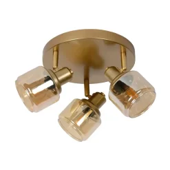 Lucide BJORN Plafondspot - Mat Goud / Messing