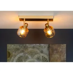 Lucide BJORN Plafondspot - Mat Goud / Messing