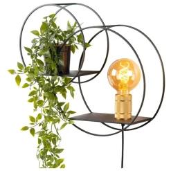 Lucide CIRCLE Wandlamp - Zwart