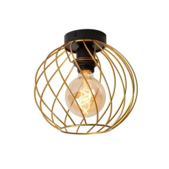 Lucide DANZA Plafonnière - Mat Goud / Messing