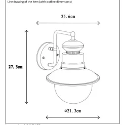 Lucide FIGO Wandlamp - Zwart