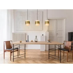 Lucide FIRMIN Hanglamp - Mat Goud / Messing