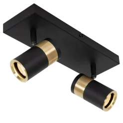 Lucide GORIK Plafondspot - Zwart