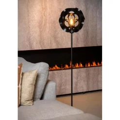 Lucide HANNELORE Vloerlamp - Zwart