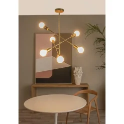 Lucide LESTER Plafonnière - Mat Goud / Messing