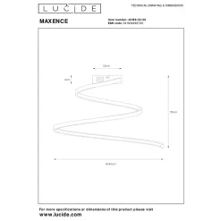 Lucide MAXENCE Plafonnière - Zwart